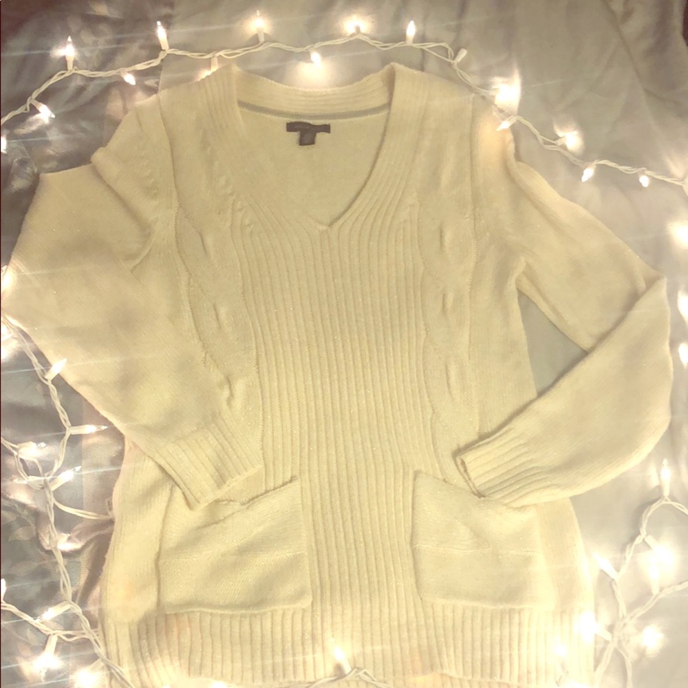 Tommy Hilfiger Off White Holiday Sweater !
